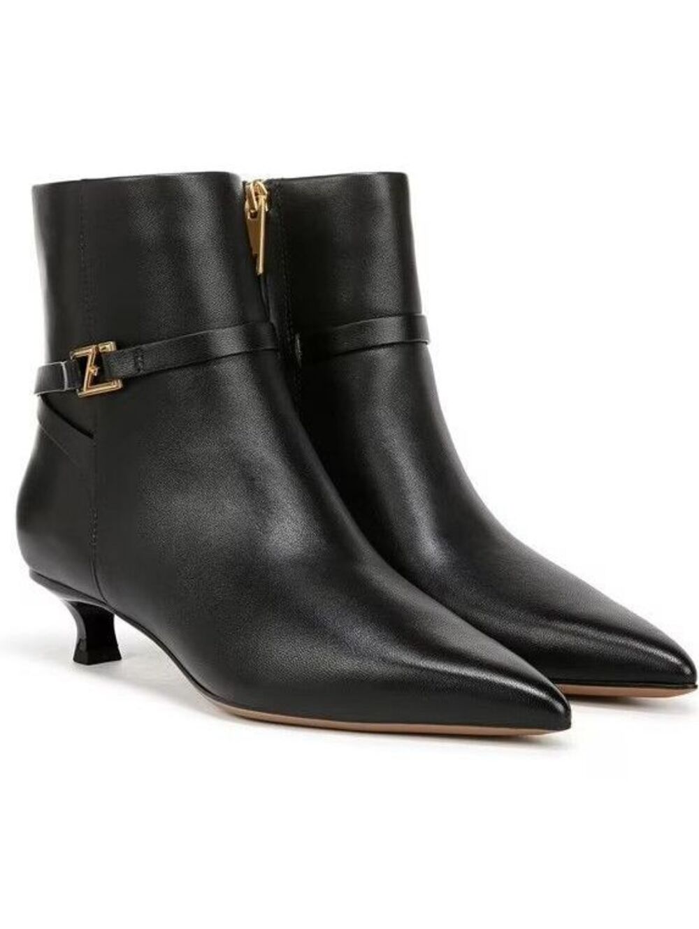 Franco Sarto L-Marnie, Black Leather Sz 9